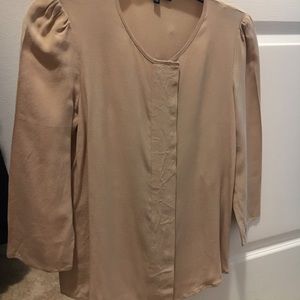 Tara Jarmon Nude Blouse